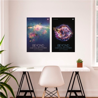 BEYOND OUR SOLAR SYSTEM Poster - NASA ภาพจากนาซ่า our solar system poster series ขนาด 12x18 นิ้ว