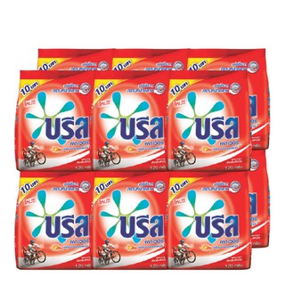 🔥HOT🔥 บรีส เพาเวอร์เทอร์โบ ผงซักฟอก สูตรมาตรฐาน 120 กรัม x 12 ถุง Breeze Power Turbo Regular Detergent 120 g x 12 bags