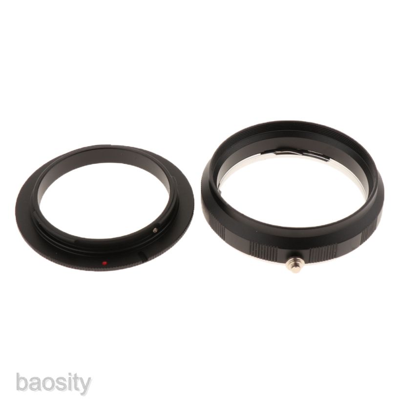 BAOSITY Reverse Macro Adapter and 58mm Rear Lens Filter Ring For Canon ...