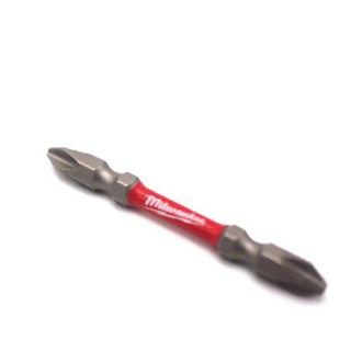 ดอกไขควง ดอกขัน ดอกหัวแฉก ไขควงลม ScrewDriverBit SHOCKWAVE™ Double End Bit 65mm. PH2 Milwaukee 48-32-4361