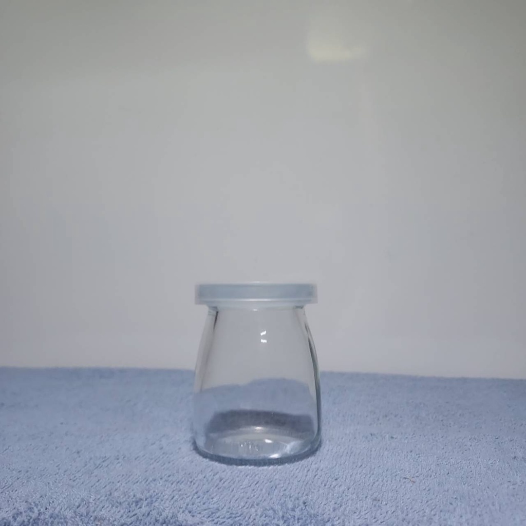 ขวดแก้ว ขวดพุดดิ้ง 100 ml ฝาพลาสติก พร้อมส่ง