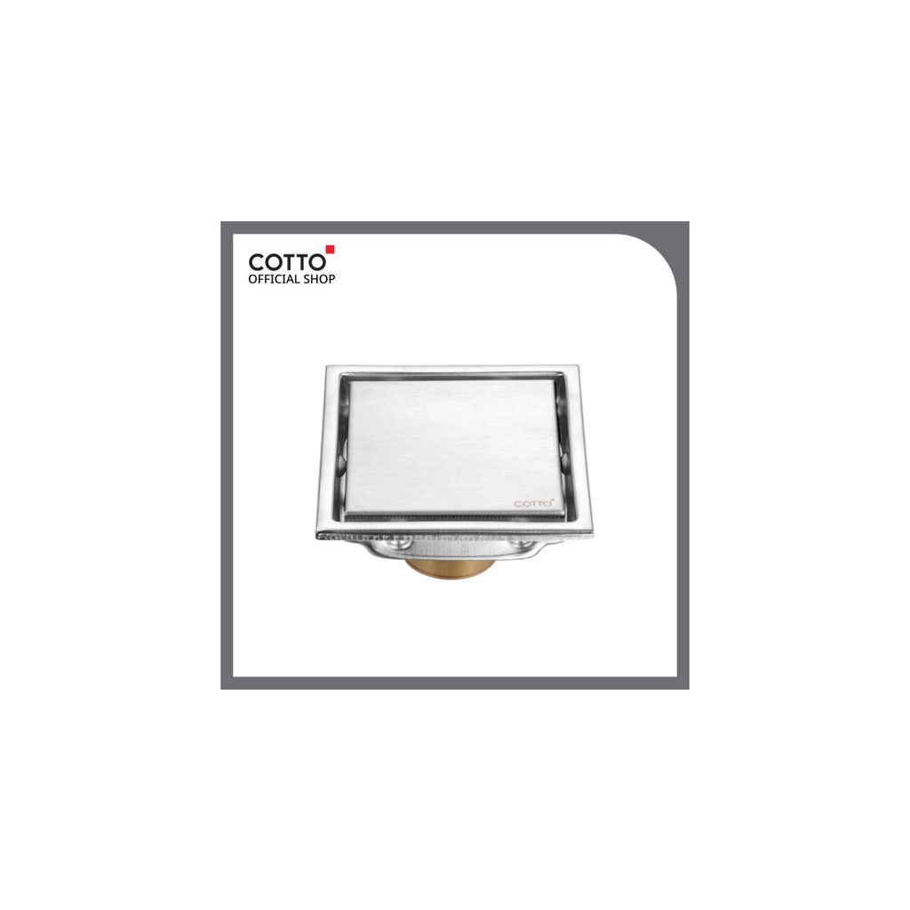 ตะแกรงน้ำทิ้งสแตนเลส สี่เหลี่ยม  CT6403Z2P (HM)