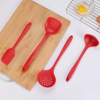 ตะหลิว ซิลิโคน ทนความร้อน Spatula ชุดเครื่องครัว ทัพพี ซิลิโคน ทนความร้อน