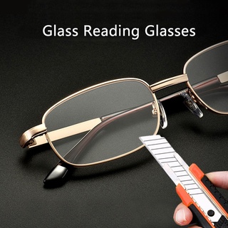 Reading Glasses Lenses Glass Men Women Presbyopia Magnifying Clear Crystal Lenses Anti-Scratch Eyeglasses +100 +150 +250 +350 +400