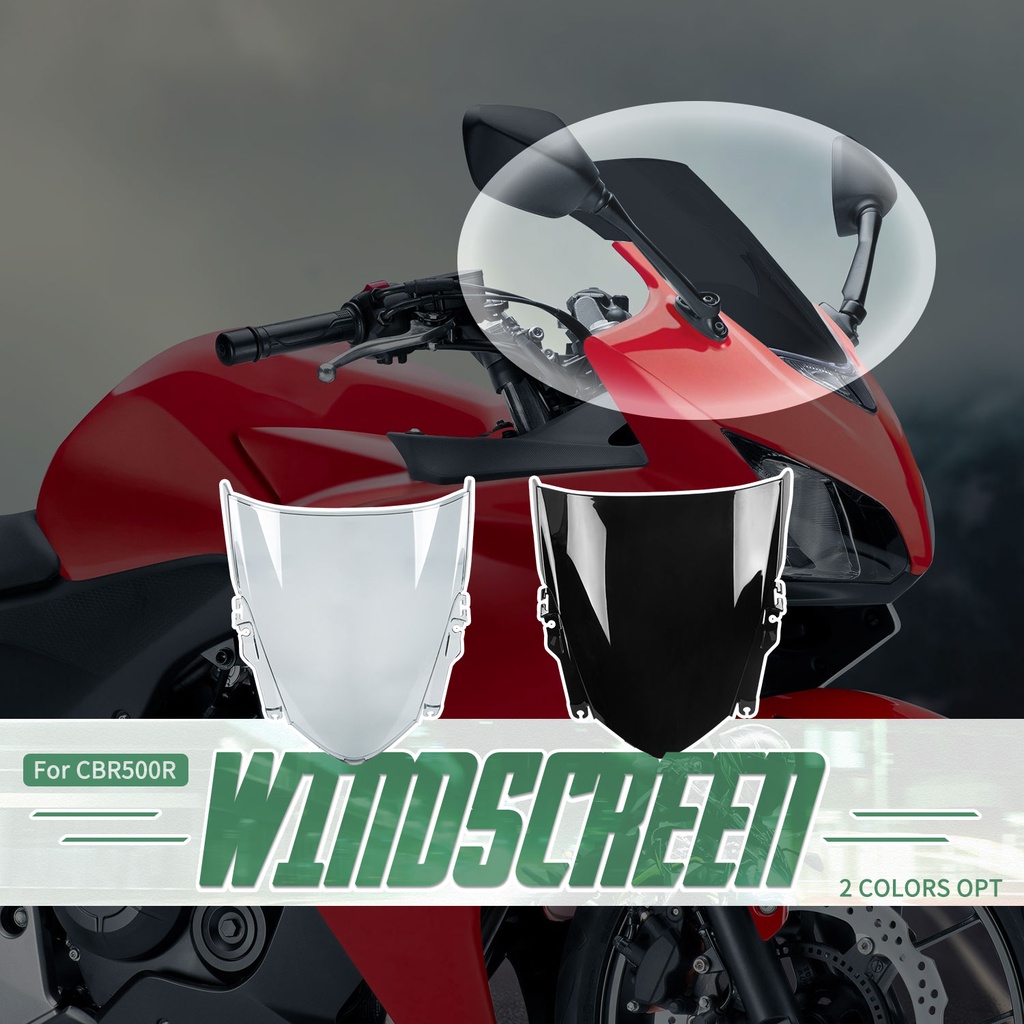 For Honda CBR500R 2013 2014 2015 CBR500 R CBR 500R CBR 500 R Motorcycle Windscreen Wind Screen Deflectors Windshield Acc