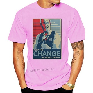 [S-5XL]เสื้อยืด คอกลม พิมพ์ลายสัตว์ Keep The Change Ya Filthy สไตล์ฮิปฮอป ขนาดใหญ่ สําหรับผู้ชาย S-6XL