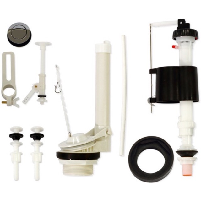 C9682(HM) อุปกรณ์หม้อน้ำ สุขภัณฑ์ พร้อมปุ่มกดบน - Cotto