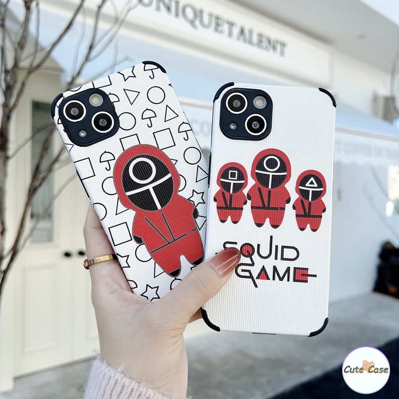 [Ready Stock] Casing Squid Game Huawei Y9S Y9 Y7A Y7 Y6S Y6 Pro 2019 Nova 7se 7i 6se 5T 4e 3e 3i 3 P40 P30 P20 Lite Mate 40 30 20 Pro P Smart 2021 Trendy Phone Case Luxury Lambskin Soft Silicone Four-corner Anti-fall Protective Cover
