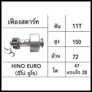 เฟืองสตาร์ทHINO 3KCยูโร11ฟัน