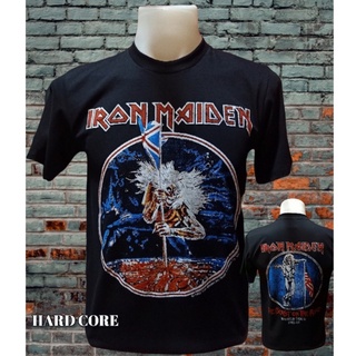 เสื้อวง IRON MAIDEN วงร็อค ไม่มีตะเข็บข้าง คอฟิต ป้ายUSA เสื้อทัวร์ เสื้อวินเทจ เสื้อร็อค วงร็อคต่างประเทศ