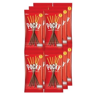 [1 กล่อง] กูลิโกะ ป๊อกกี้ เลือกรสได้ (1กล่อง/12ซอง) (ป๊อกกี้ 5บาท)