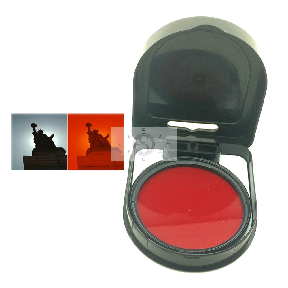 ฟิลเตอร์เลนส์ 37 40.5 43 46 49 52 55 58 62 67 72 77 82 สีแดง
