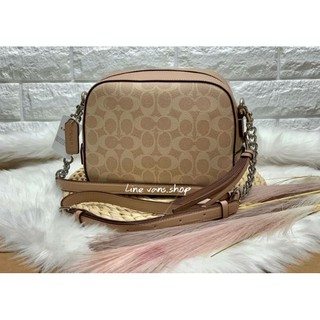 COACH SIGNATURE CROSSBODY BOX BAG ((F31208))