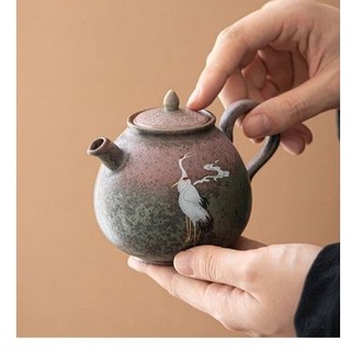 Ruihe Chengxiang water drop pot handmade retro Chinese teapot stoneware kiln turned glowing teapot