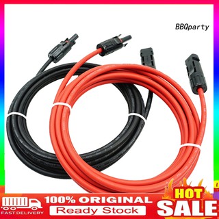 Bbq_ แผงพลังงานแสงอาทิตย์ 10 12AWG 1 3 5 10 ม. ทนทาน สําหรับ MC4 Connector PV