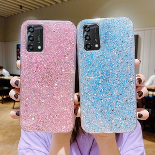 เคสOPPO A95 4Gเคสโทรศัพท์แบบใส มือถือซิลิโคนประดับเลื่อมสําหรับ เคสโทรศัพท์OPPO A95 ออปโป้ Cover Case