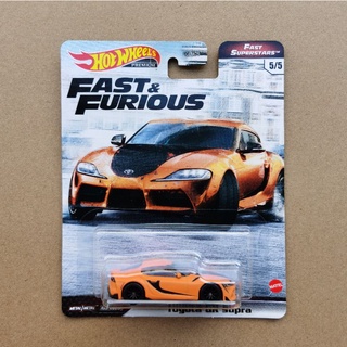 Hotwheels Fast&amp; Furious รุ่น Toyota GR Supra ล้อยาง