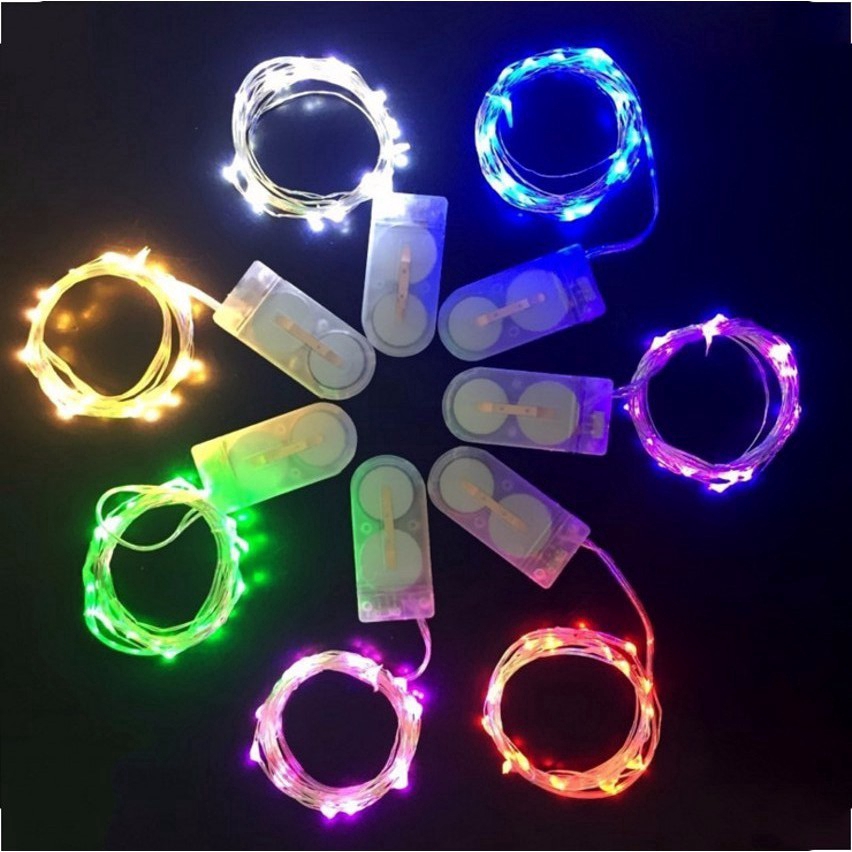 ไฟ LED แบบใช้แบตเตอรี่ ตกแต่งสวน ความยาว 1 2 3 5 10 เมตร