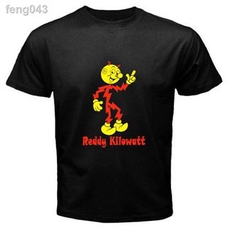 ◇ขายดีที่สุด REDDY KILOWATT Electric Servant Classic Men s Black cotton TShirt Size XS-3XL