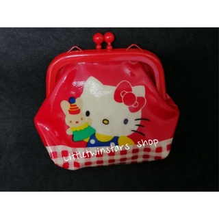 กระเป๋าสตางค์ผ้าเคลือบคิตตี้ Vintage Hello kitty mini purse