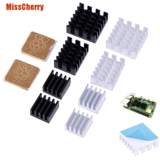 Misscherry ชุดฮีทซิงค์ระบายความร้อน สําหรับ Raspberry Pi 2 3 4 3 B + 4