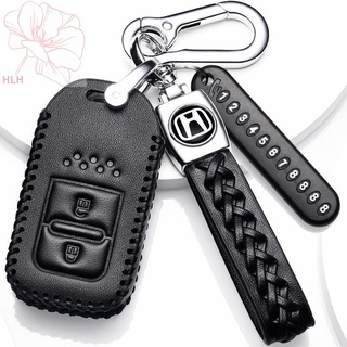 Honda XRV key case 2021 หนัง Dongfeng Honda xrv พิเศษ 2020 ซองใส่กุญแจรถหัวเข็มขัดคุณภาพสูง