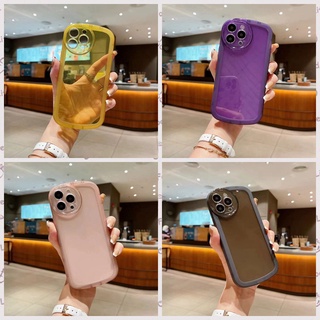 OPPO A16 A53 A54 A15 A5S Reno 5 A3S A5 2020 A12 A15S A33 A9 2020 A7 A11K Reno 5K รอบขอบโปร่งใสเคสโทรศัพท์