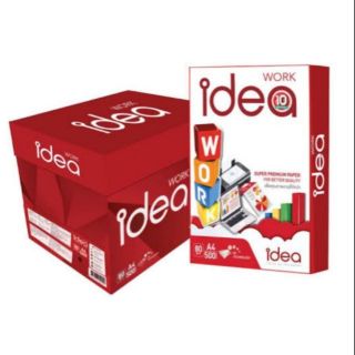 กระดาษถ่ายเอกสาร Ideawork a4 80g. (1 รีม)