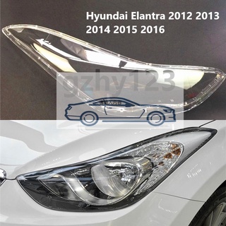 ฝาครอบเลนส์ไฟหน้า แบบใส แบบเปลี่ยน สําหรับ Hyundai Elantra 2012 2013 2014 2015 2016