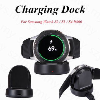 แท่นชาร์จไร้สาย Samsung Gear S2 S3 S4 R800 สําหรับ Smartwatch Gear S2 S3 S4