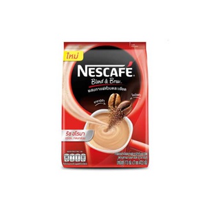 [ขายดี] Nescafe เนสกาแฟเบลนด์&บรู (แพ็ค 27) (เลือกสูตรได้)421.2 กรัม-ไม่มีน้ำตาลทราย3294g