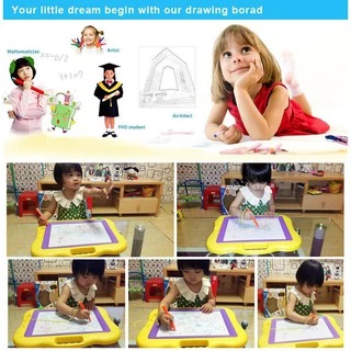 *••พร้อมส่ง••*กระดานวาดภาพแม่เหล็ก ขนาดจัมโบ้ เขียนลบได้