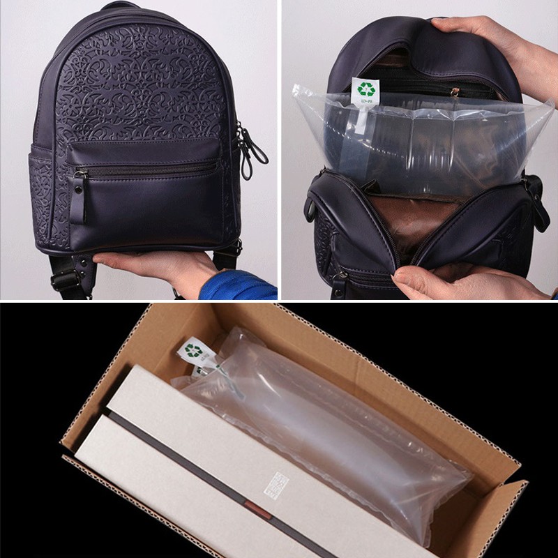 (แพ็ค 100 ใบ) (1/2) ถุงพลาสติกเป่าลม กันกระแทก ดันทรงกระเป๋า #P631 ถุงเป่าลม ถุงลมกันกระแทก บับเบิ้ล - รูปที่ 7