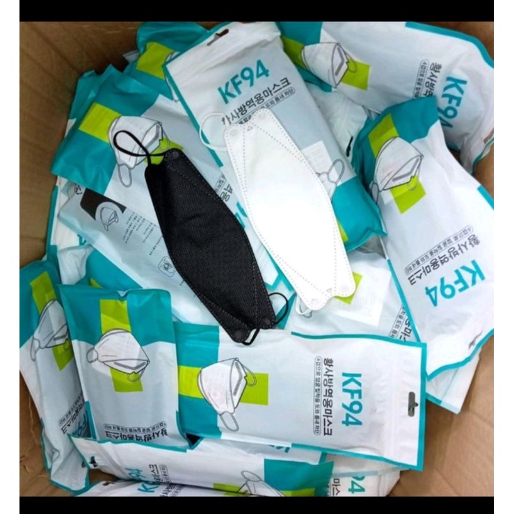 แมสเกาหลี KF94 ขาว-ดำ ยกลังราคาถูก