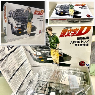 🇹🇭สินค้าอยู่ไทยพร้อมส่ง🇹🇭 AE86 ขนาเ /24 aoshima ชุดkitประกอบ ของเล่นของสะสม Initial D จากญี่ปุ่นมาถึงไทยแล้ว