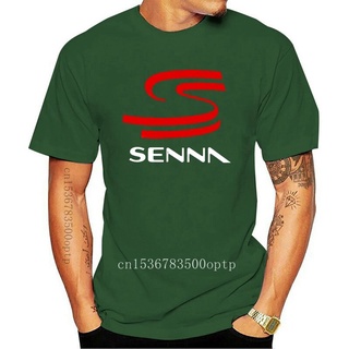 เสื้อยืดผ้าฝ้ายพิมพ์ลายแฟชั่นใหม่ เสื้อยืดลําลอง แขนสั้น พิมพ์ลาย Ayrton Senna ไดรเวอร์ในตํานาน 2022