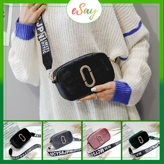 💟ส่งเร็ว💟 กระเป๋าสะพายข้าง ผ้ากำมะหยี่ แท้ 100% เนื้อนิ่ม ลื่น กระเป๋าน่ารัก พกพาง่าย กระเป๋าผู้หญิง
