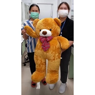 [ส่งด่วน]💖ตุ๊กตาหมีตัวใหญ่100-110เซน🐻งานพรีเมียม✅️ขนฟูนุ่ม ใยนิ่ม🥰(เขียนอวยพรฟรี) ของขวัญเซอร์ไพรส์แฟน รับปริญญาปัจฉิม