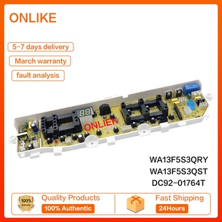 SAMSUNG เครื่องซักผ้า บอร์ด PCB สําหรับ ซัมซุง WA13F5S3QRY WA13F5S3QST DC92-01764T