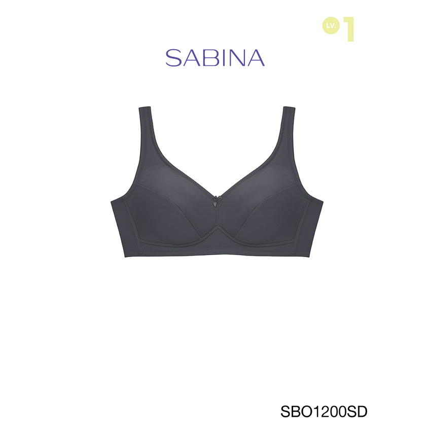 Sabina เสื้อชั้นใน Invisible Wire (ไม่มีโครง) รุ่น Function Bra รหัส SBO1200SD สีเทา