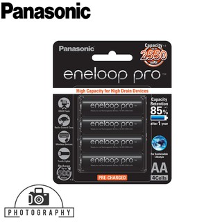 Eneloop Pro AA 2450mAh High capacity 4pack (up to 2550mAh) ถ่านชาร์จ