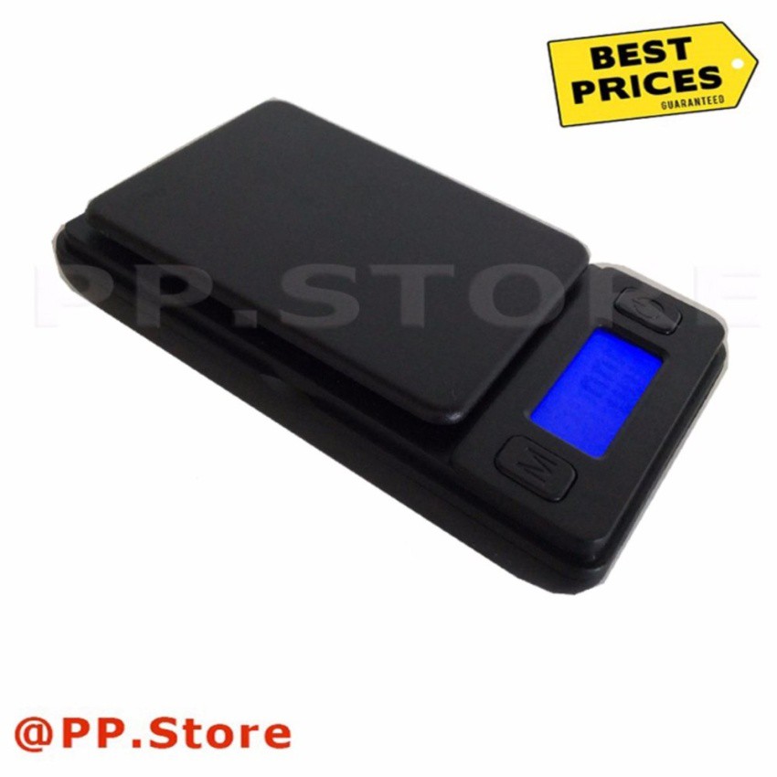 เครื่องชั่งดิจิตอล เครื่องชั่งจิวเวอรี่แบบพกพา 200 กรัม (สีดำ )Digital Pocket Scale DTR Series 0.01g-200g Black