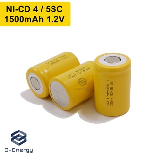 ถ่านชาร์จ NI-CD 4 / 5SC 1500mAh 1.2V