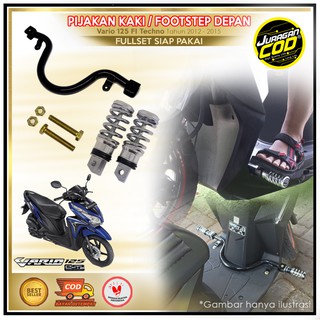 ที่พักเท้าหน้า แบบเกลียว สําหรับ Honda Vario 125 FI techno 2012-2015