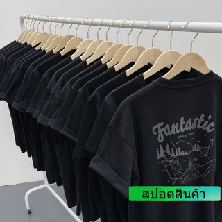 ROUND คอลูกเรือพร้อมส่ง เสื้อยืดแขนสั้น ผ้าฝ้าย ทรงหลวม โอเวอร์ไซซ์ พลัสไซซ์ สําหรับผู้ชาย ไซซ์ S-7XL-4XL