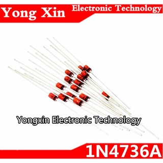 1W 6.8V 1N4736A 1N4736 DO-41 ไดโอดเซนเนอร์ 100 ชิ้น