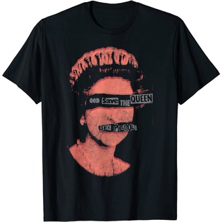 เสื้อยืดวินเทจเสื้อยืด พิมพ์ลาย God Save The Queen สีแดง สําหรับผู้ใหญ่S-4XL