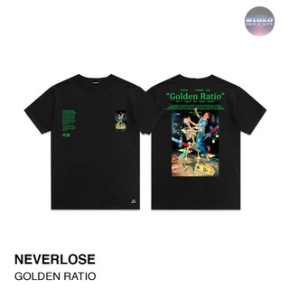 ONBj //เสื้อยืดสกรีนลายแนวสตรีท GOLDEN RATIO  Neverlose  เสื้อผู้ชาย/ผู้หญิง!