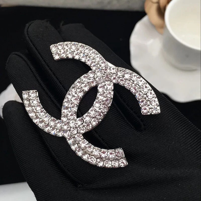 สว่างขึ้นและท่อระบายน้ำคู่เพชรขนาดเล็กหอม CC กระเป๋าหรูอุปกรณ์เสริม - รูปที่ 5