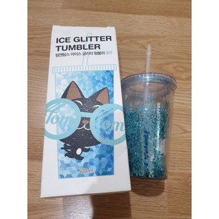 แก้ว ICE GLITTER TUMBLER สีฟ้าขนาด 500ML ของแท้